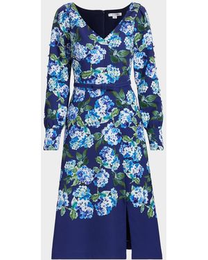 slim fit dress slacks Mabel Midi Dress  Kay Unger