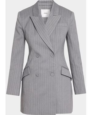 AKNVAS Zoe Blazer Mini Dress - Gray