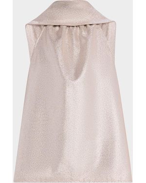Toccin Hattie Sleeveless Tie-Neck Top - Pink