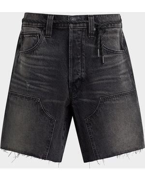 Hudson Jeans Apos;S Carpenter Denim Shorts - Gray
