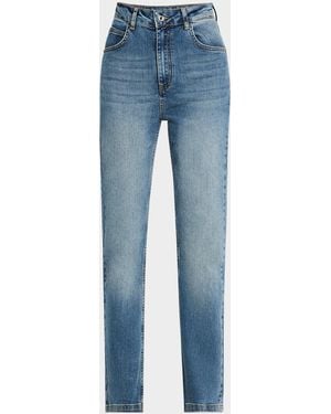 Vanessa Bruno Og Benito High-Rise Straight Denim Jeans - Blue