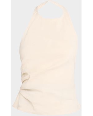 A.L.C. Sylvie Linen-Blend Halter Top - Natural