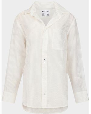 CISSA The Button-Front Shirt - White
