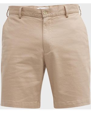 Peter Millar Apos;S Pilot Flat Front Shorts - Natural