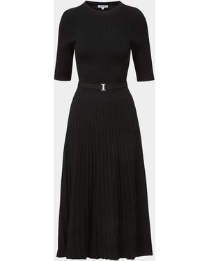 Veronica Beard Elthea Knit Midi Dress - Black