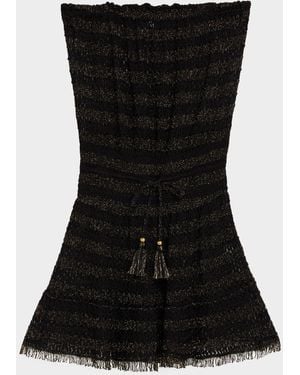Ramy Brook Swirl Lauryn Sun Dress Coverup - Black
