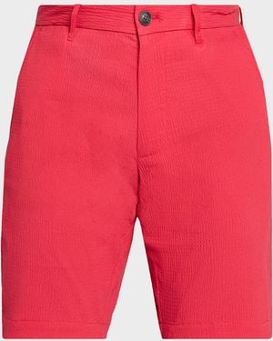 Robert Graham Apos;S Thresher Seersucker Shorts - Red