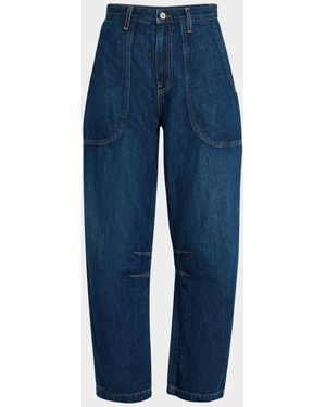 Twp Jetties Beach Wide-Leg Jeans - Blue