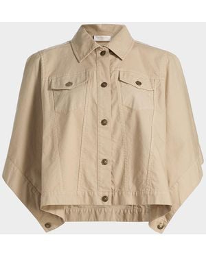 Ramy Brook Beatrice Canvas Jacket - Natural