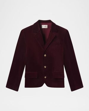 FRAME The Velvet Smart Blazer - Purple