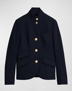 Rag & Bone Slade Ponte Blazer - Blue