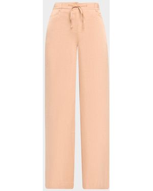 Kobi Halperin Mason Wide-Leg Drawstring Pants - Natural