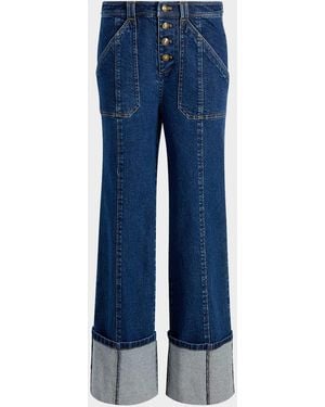 Cinq À Sept Benji Cuffed Jeans - Blue