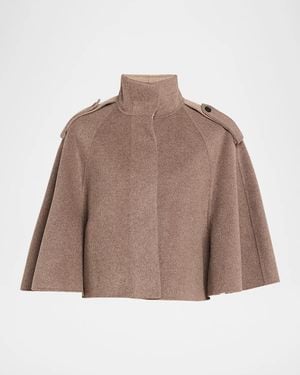Jonathan Simkhai Yara Cape Jacket - Brown