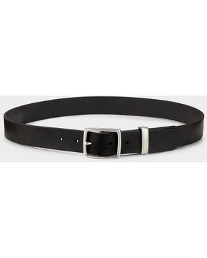 Rag & Bone X Boyfriend Leather Belt - Black