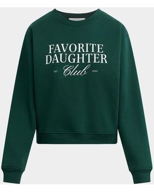 FAVORITE DAUGHTER The Club Sweatshirt - Green