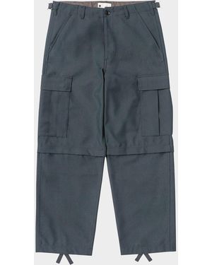 vowels Apos;S Chambray Convertible Cargo Pants - Blue