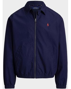 Polo Ralph Lauren Cotton Poplin Windbreaker Jacket - Blue