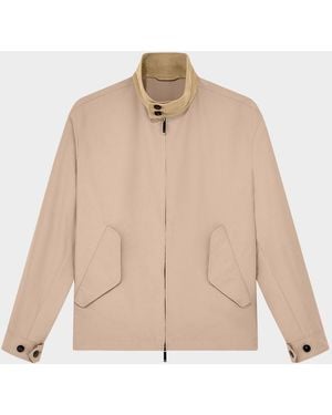 Emporio Armani Apos;S Corduroy-Collar Jacket - Natural