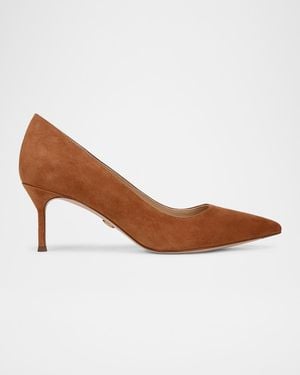 Veronica Beard Rita Suede Classic Pumps - Brown