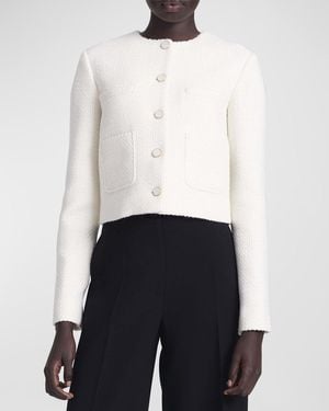 Altuzarra Bernadette Wool Short Jacket - White