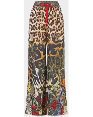 CAMILLA Leotigra Island Drawstring Lounge Pants - Multicolor
