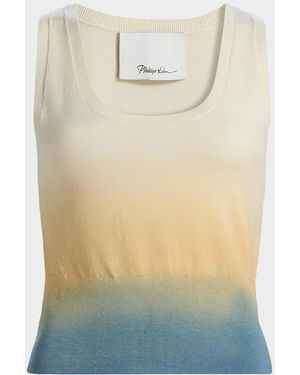 3.1 Phillip Lim Ombré Knit Scoop Tank - Multicolor