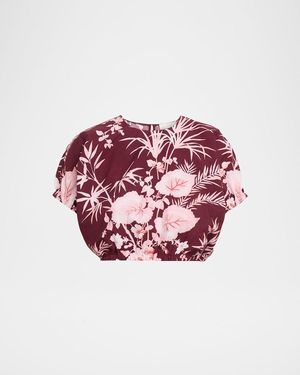 Cara Cara Bari Printed Top - Pink