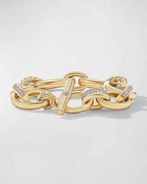David Yurman Dy Mercer Bracelet With Diamonds - Metallic