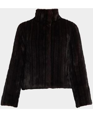 Jonathan Simkhai Sudie Faux Fur Jacket - Black
