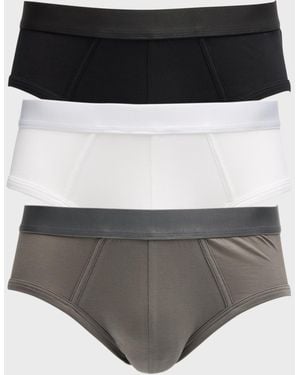 CDLP Apos;S Solid 3-Pack Y-Briefs - Black