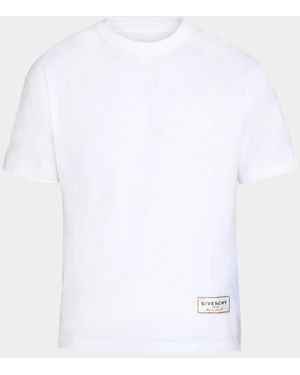 Givenchy Apos;S Couture Seam Cotton T-Shirt - White