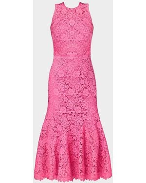 Shoshanna Anamaria Lace Cocktail Dress - Pink