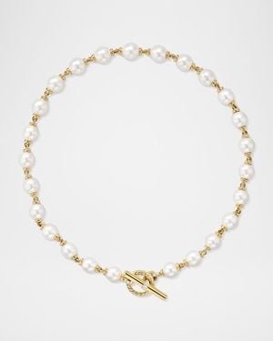 David Yurman Linked Necklace With Diamonds - Natural