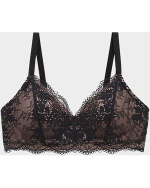 Thirdlove All Day Lace Wireless Bra - Black