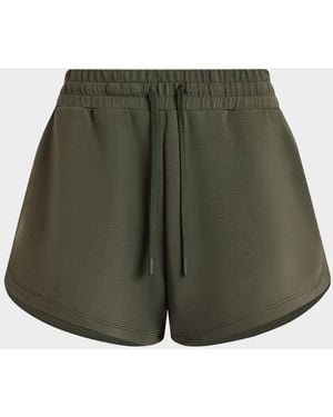 Varley Coulter High-Rise Drawstring Shorts - Green