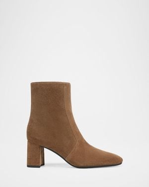 Vince Tegan Suede Ankle Boots - Brown