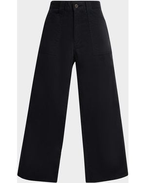 Moussy Scofield Gusset Cargo Pants - Blue
