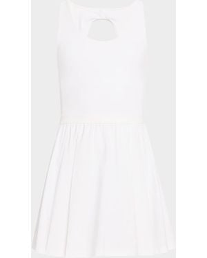 Beyond Yoga Score Pleated Active Dress - White
