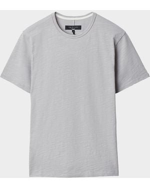 Rag & Bone Apos;S Classic Flame Crewneck T-Shirt - Gray