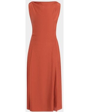 Theory Draped Parachute Dress - Red