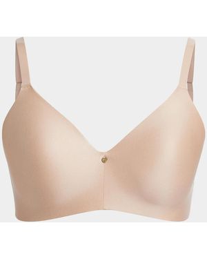 Chantelle C Jolie Lace-Back T-Shirt Bra - Natural