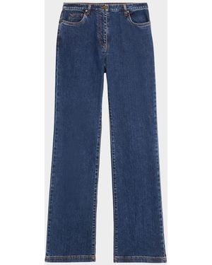 Etro Straight-Leg Cotton Denim Jeans - Blue
