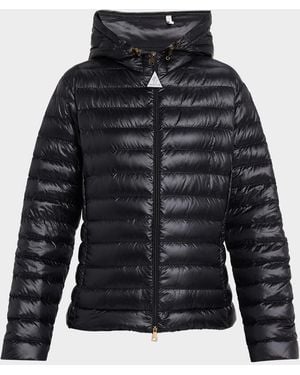 Moncler Igelhood Water-Repellent Hooded Down Jacket - Black