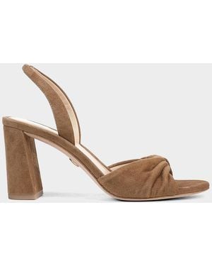 Veronica Beard 75Mm Tullia Suede Block-Heel Sandals - Multicolor