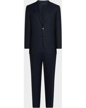Brioni Brunico Solid Two-piece Suit - Black