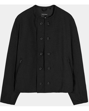 adidas Y-3 X Yohji Yamamoto Double-Breasted Jacket - Black