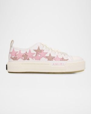 Amiri Stars Court Low-Top Sneakers - Pink