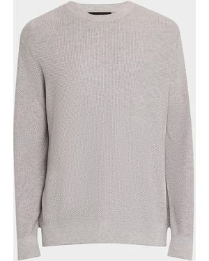 Vince Geometric Jacquard Sweater - Purple