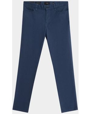 Vince Apos;S Dylan Peached Cotton 5-Pocket Pants - Blue